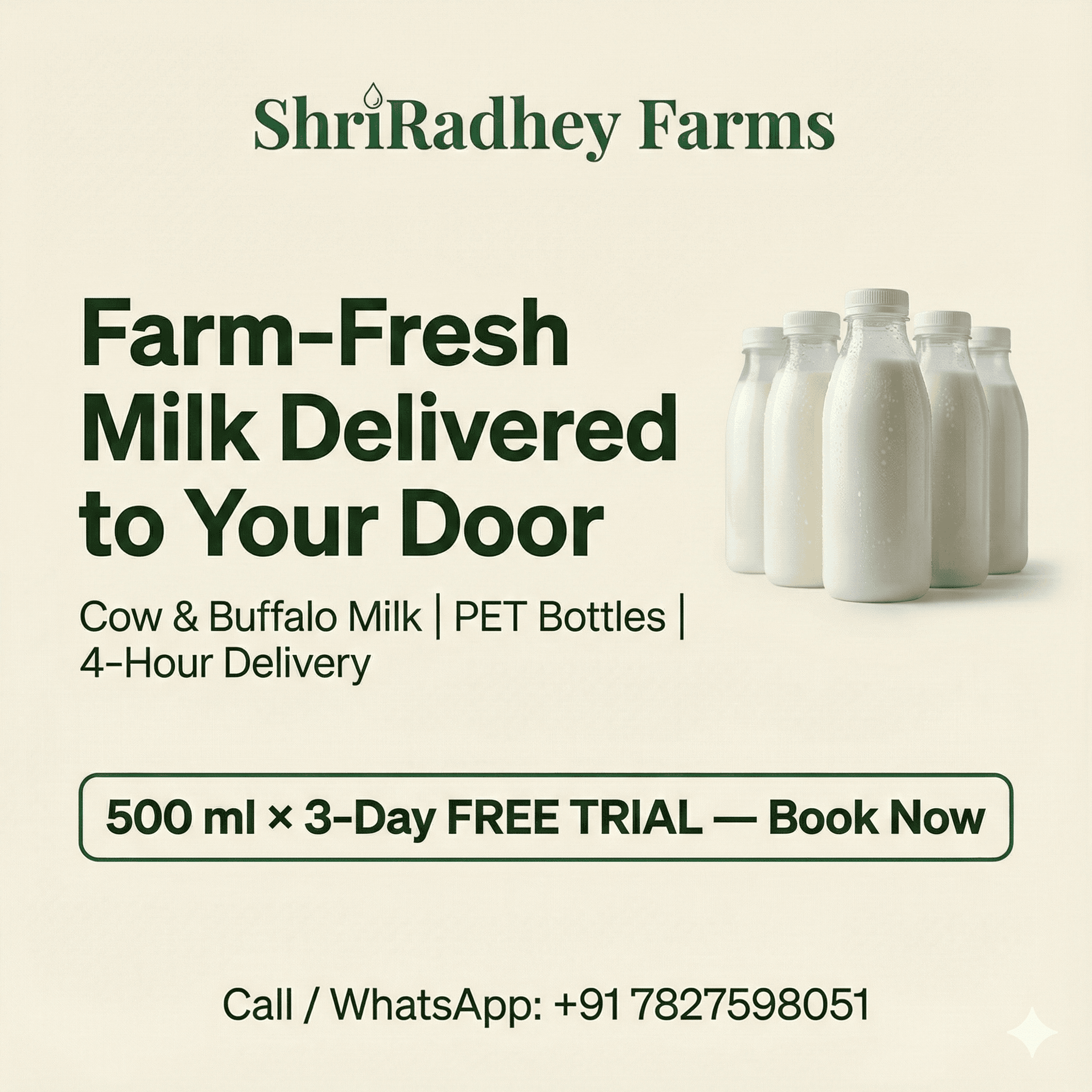 Fresh Milk Bottles